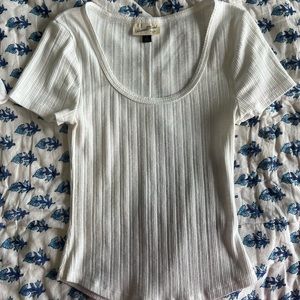 Cute white baby tee